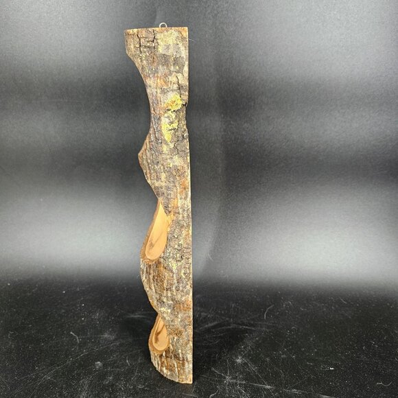 Olive Wood Nativity Scene Wall Art Hand Carved Bethlehem Signed 3 Panel 12" Tall - Picture 7 of 14